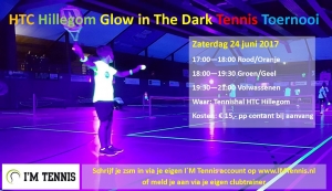 Glow in the dark tennistoernooi